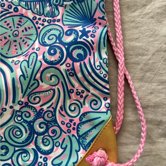 Simply Southern Pink and Blue Seashell Backpack - Picture 6 of 9